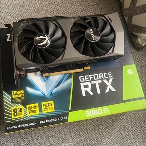 GeForce RTX 3060 Ti Graphics Card - Black